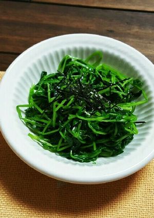豆苗のナムル-レシピのメイン写真