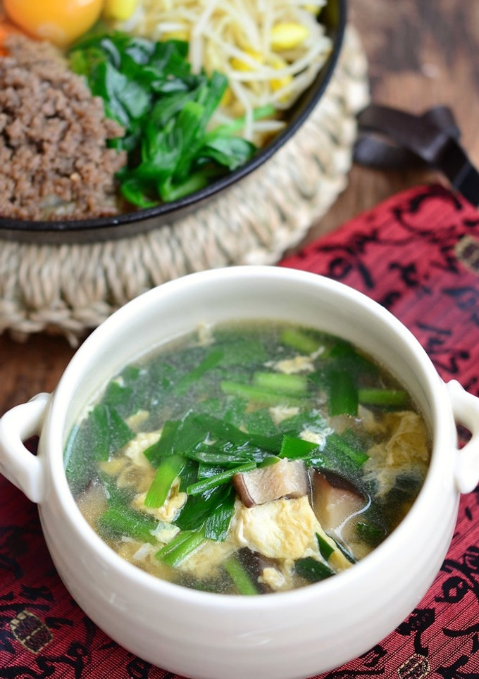 がごめ昆布とろろ入りかき玉中華風スープ-レシピのメイン写真