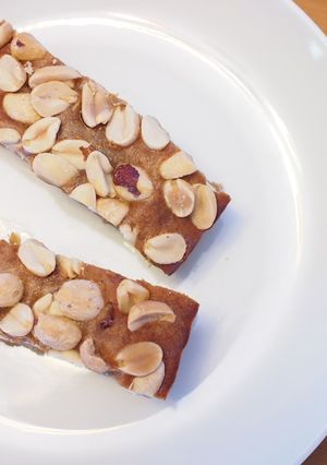 粉不使用★ピーナッツとバナナの朝食バー-レシピのメイン写真