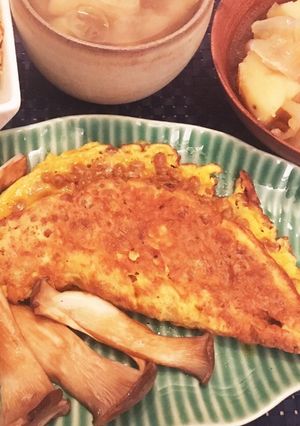 フライパンとお箸だけ！納豆オムレツ-レシピのメイン写真