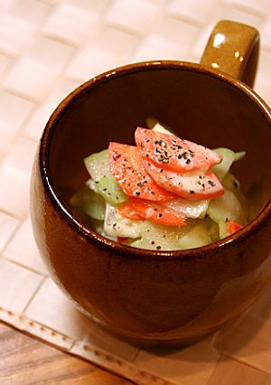 隼人瓜のコールスローサラダ風-レシピのメイン写真