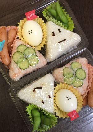 きゅうりの花おにぎり-レシピのメイン写真