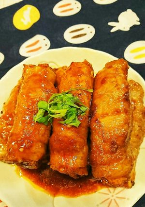 簡単❗厚揚げの豚肉巻き～❗ボリューム満足-レシピのメイン写真