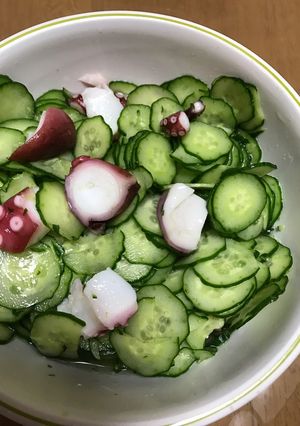 タコときゅうりの酢の物-レシピのメイン写真