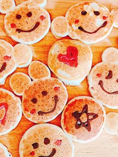 動物パンケーキ♡-レシピのメイン写真