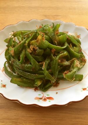 ピーマンだけであと一品♡マヨ醤油炒め-レシピのメイン写真