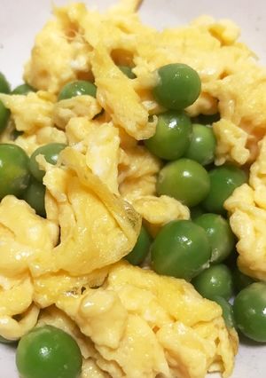 えんどう玉子とじ　簡単で美味しい♡-レシピのメイン写真