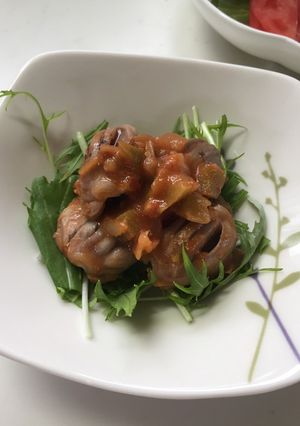 砂ずりと野菜のおつまみフレッシュマリネ-レシピのメイン写真