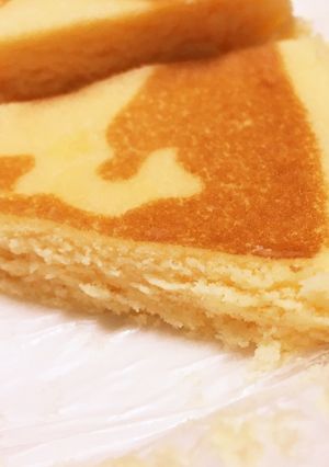 北海道チーズ蒸しケーキで!濃厚ケーキ♡-レシピのメイン写真