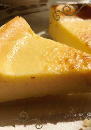 ■混ぜて焼くだけ！やみつきチーズケーキ-レシピのメイン写真