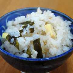 รูปของ たけのことわかめの炊き込みご飯