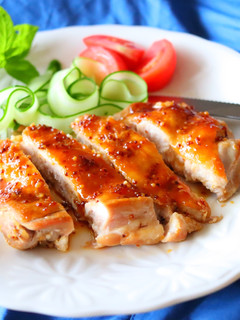 鶏もも肉で作る♪ハニーマスタードチキン-レシピのメイン写真