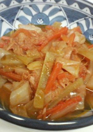 ツナとキャベツのトマト煮-レシピのメイン写真