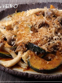 【農家のレシピ】かぼちゃとしめじの素揚げ-レシピのメイン写真