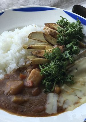 子供に大人気！フレンチフライチーズカレー-レシピのメイン写真
