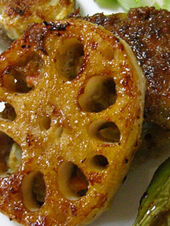 略してレン肉★レンコン肉詰め 照り焼き風-レシピのメイン写真