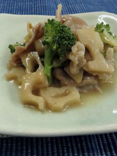 れんこんと豚肉の炒め煮-レシピのメイン写真