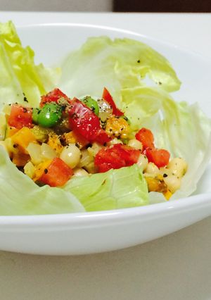 ピリ辛！ほくほく豆サラダ-レシピのメイン写真
