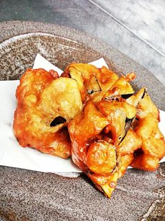 茄子と新玉葱の味付きかき揚げ❣-レシピのメイン写真