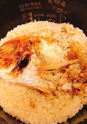余った鯛で鯛めし-レシピのメイン写真