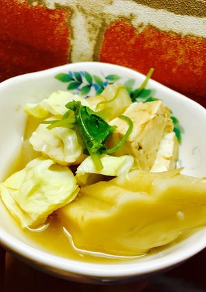春キャベツと豆腐の甘煮-レシピのメイン写真