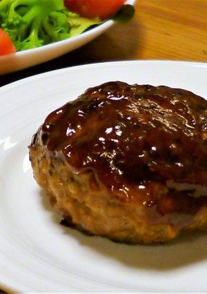 簡単!ジューシー!ハンバーグ-レシピのメイン写真