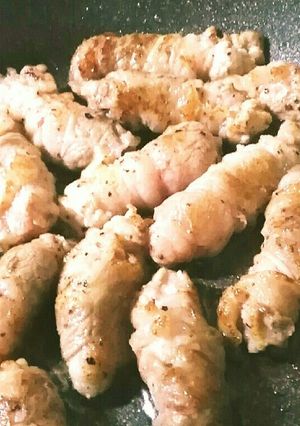 ちょっとひと手間、牛こまロール-レシピのメイン写真