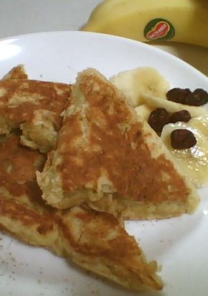 バナナのパンケーキ-レシピのメイン写真