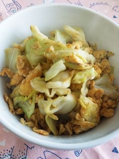 キャベツと卵のオイスターソース炒め☆-レシピのメイン写真