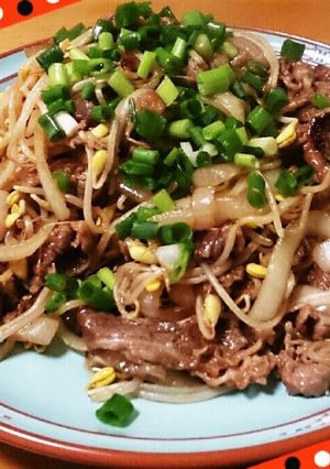 牛肉と豆もやしのプルコギ風♪-レシピのメイン写真