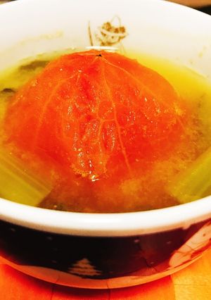 トマトと小松菜のあっさり和風スープ-レシピのメイン写真
