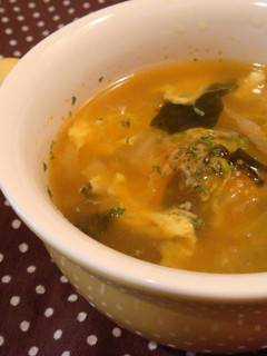 5分で*キムたま♥わかめのスープ-レシピのメイン写真