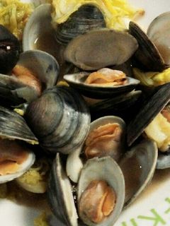 はまぐりの酒蒸し♪春キャベツと一緒に☆-レシピのメイン写真