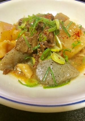 炊飯器 DE すじこん（味噌）！-レシピのメイン写真