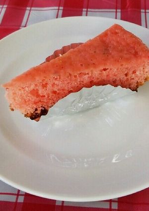 簡単！炊飯器で作る「桜ケーキ」-レシピのメイン写真