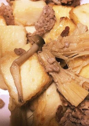 厚揚げときのこのポン酢炒め★-レシピのメイン写真