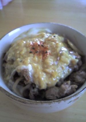たまごがとろとろ牛丼-レシピのメイン写真