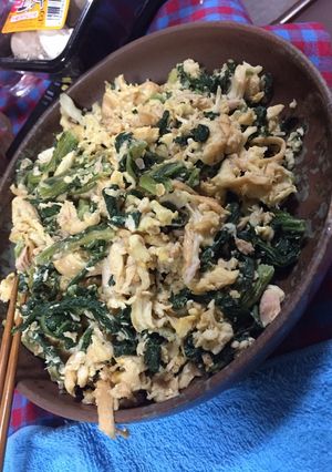 からし菜フーチャンプル-レシピのメイン写真
