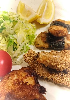 カジキの3種揚げ焼き-レシピのメイン写真