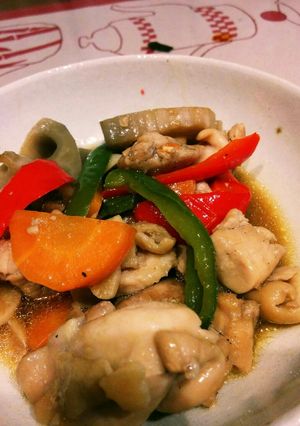 れんこんと鶏肉のオイスター煮-レシピのメイン写真