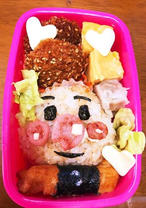 【初心者でも簡単】アンパンマン弁当-レシピのメイン写真