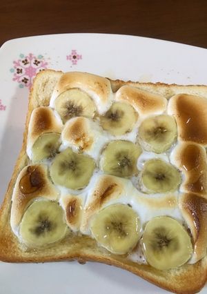 バナナマシュマロトースト-レシピのメイン写真