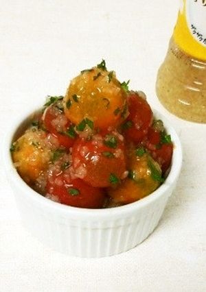ミニトマトの香味フレッシュマリネ-レシピのメイン写真