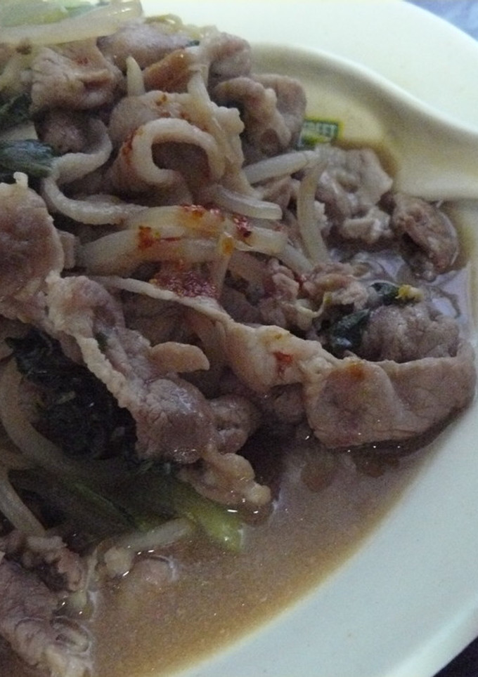 豚こまと青梗菜のにんにく醤油炒め-レシピのメイン写真