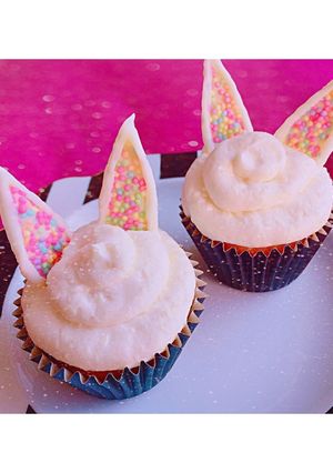 ハッピーイースター♡うさぎのカップケーキ-レシピのメイン写真