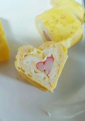 カニかまでハート-レシピのメイン写真