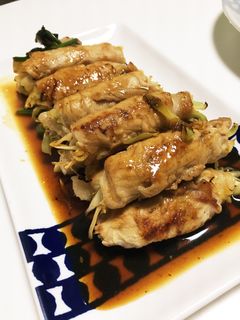 焼肉のタレで!キャベツの肉巻き-レシピのメイン写真