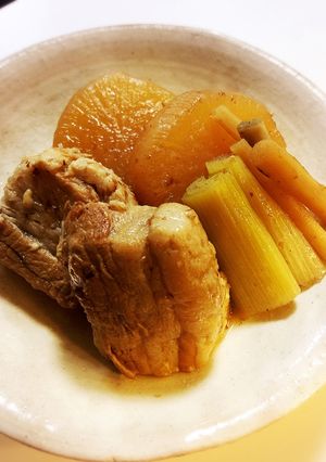 豚角煮と野菜たち-レシピのメイン写真