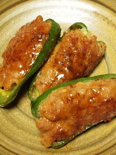 手軽にできるピーマンの肉詰め-レシピのメイン写真