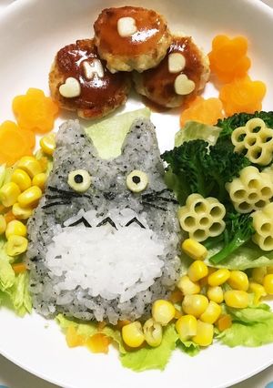 【ジブリ】トトロプレート❀-レシピのメイン写真